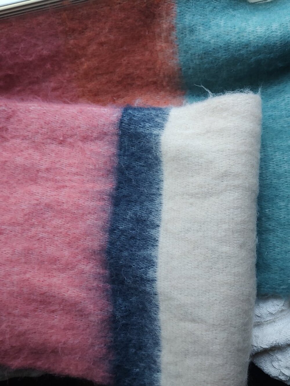 Large Colorful Scarf - Picture 2 of 3